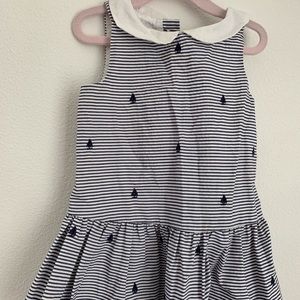 Seersucker sailor dress